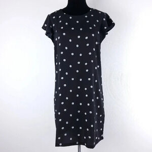 Nicole Miller Black White Polka-dot Dress US 6 #452